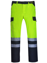 PANTALON VIAL BICOLOR POPLIN