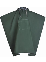 CAPA ANTILLUVIA UNISEX C/GORRO Y BROCHES DE AJUSTE